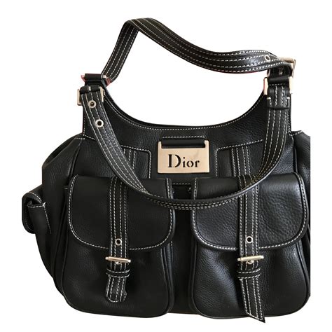 dior handbag black|christian dior black small bag.